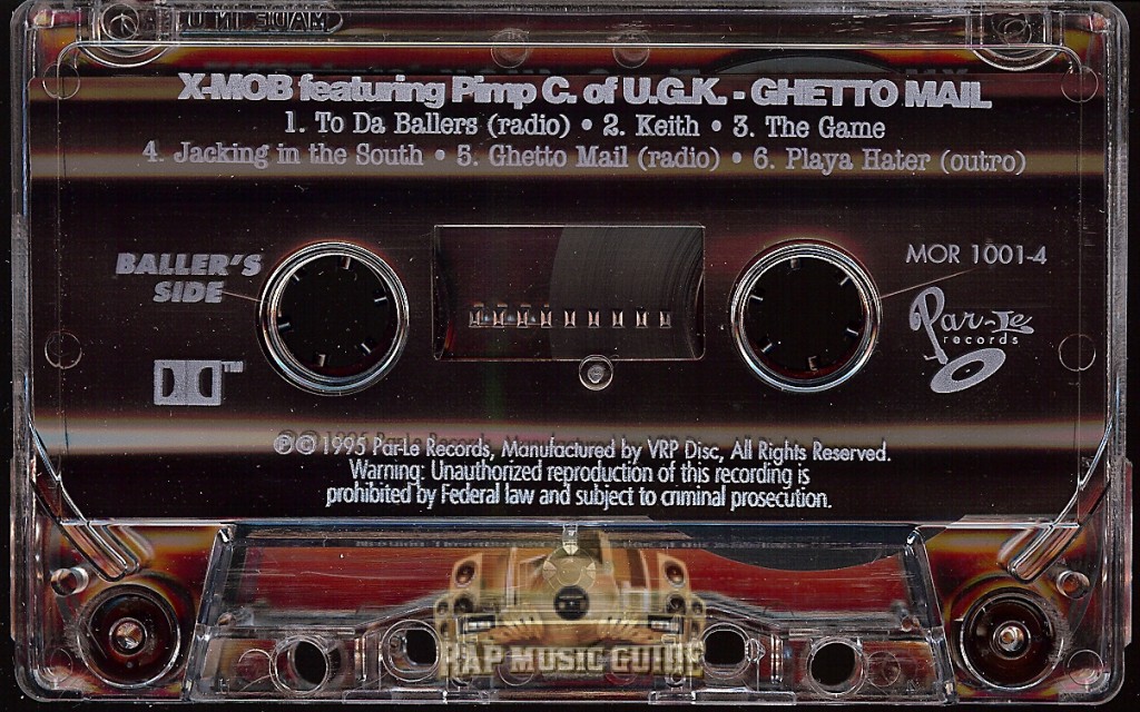 X-Mob - Ghetto Mail: Cassette Tape | Rap Music Guide